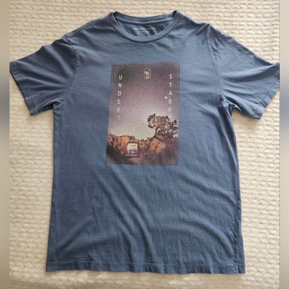 Americam Eagle Graphic T-Shirt, Size Medium - Picture 2 of 6